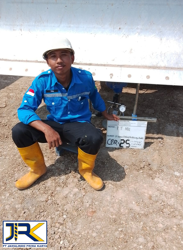 Uji CBR Lapangan oleh PT Jamalindo Prima Karya