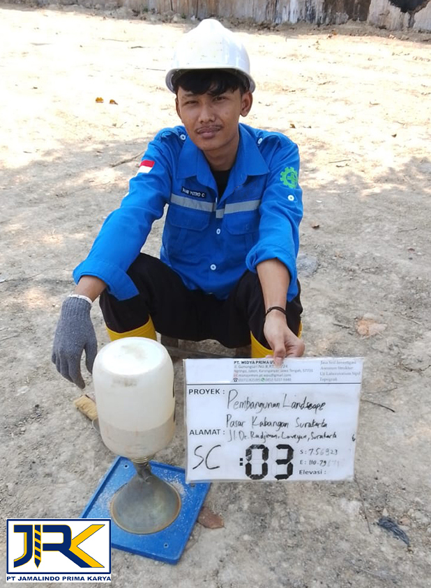 Uji Sand Cone oleh PT. Jamalindo Prima Karya